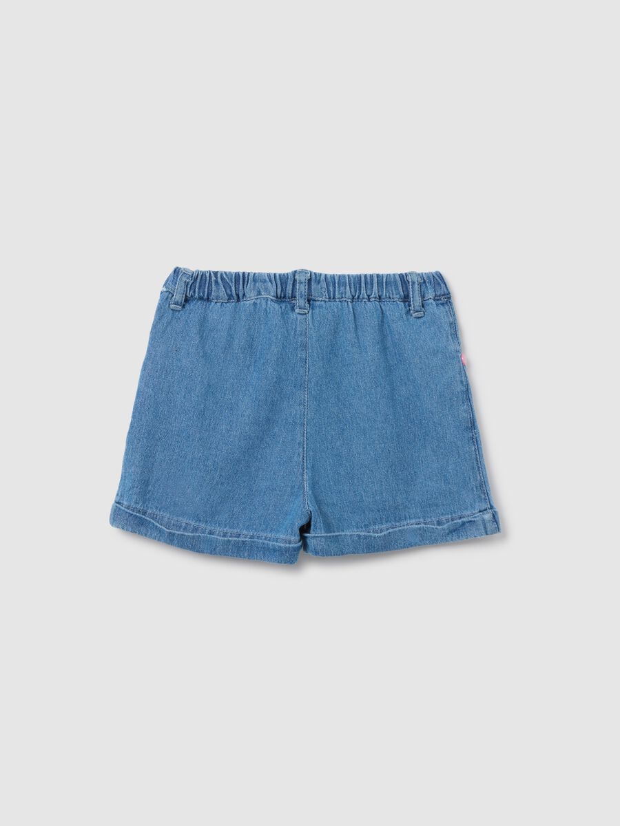Fagottino Cotton Denim Shorts_1