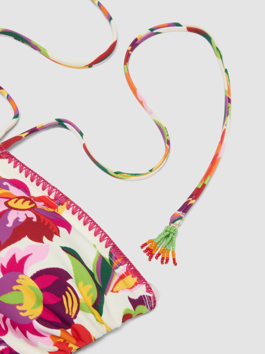 Multicolour Stretch Fabric Swimsuit_5