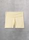 Pastel Yellow Yoga Shorts_5
