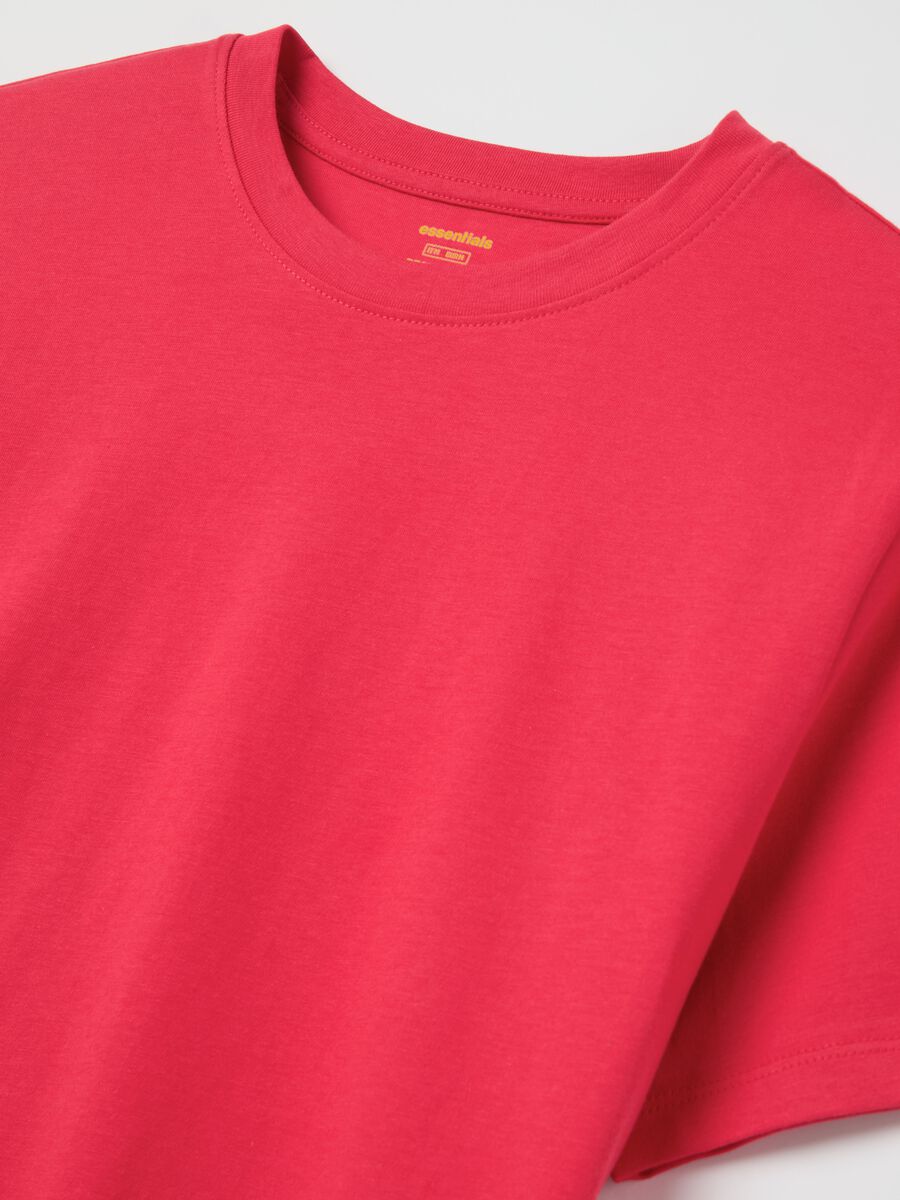 Organic cotton T-shirt with round neck_5