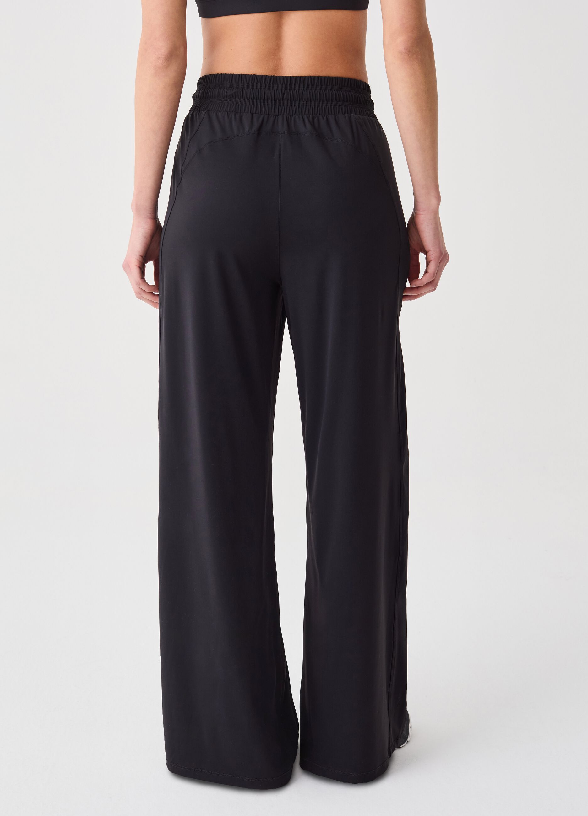 ALTAVIA STUDIO wide-leg trousers with drawstring