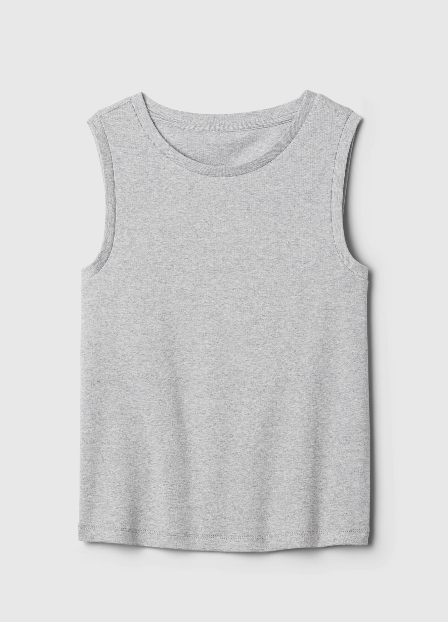 Stretch modal and cotton tank top