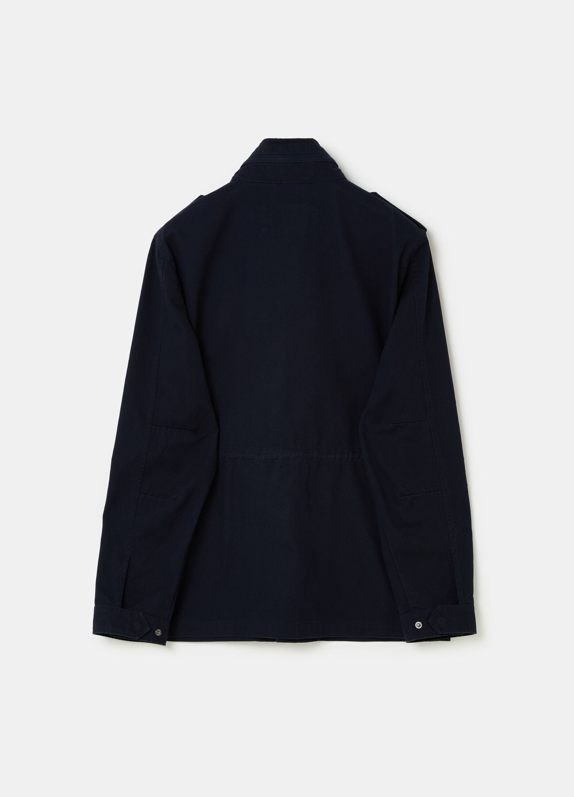 Safari jacket with hood