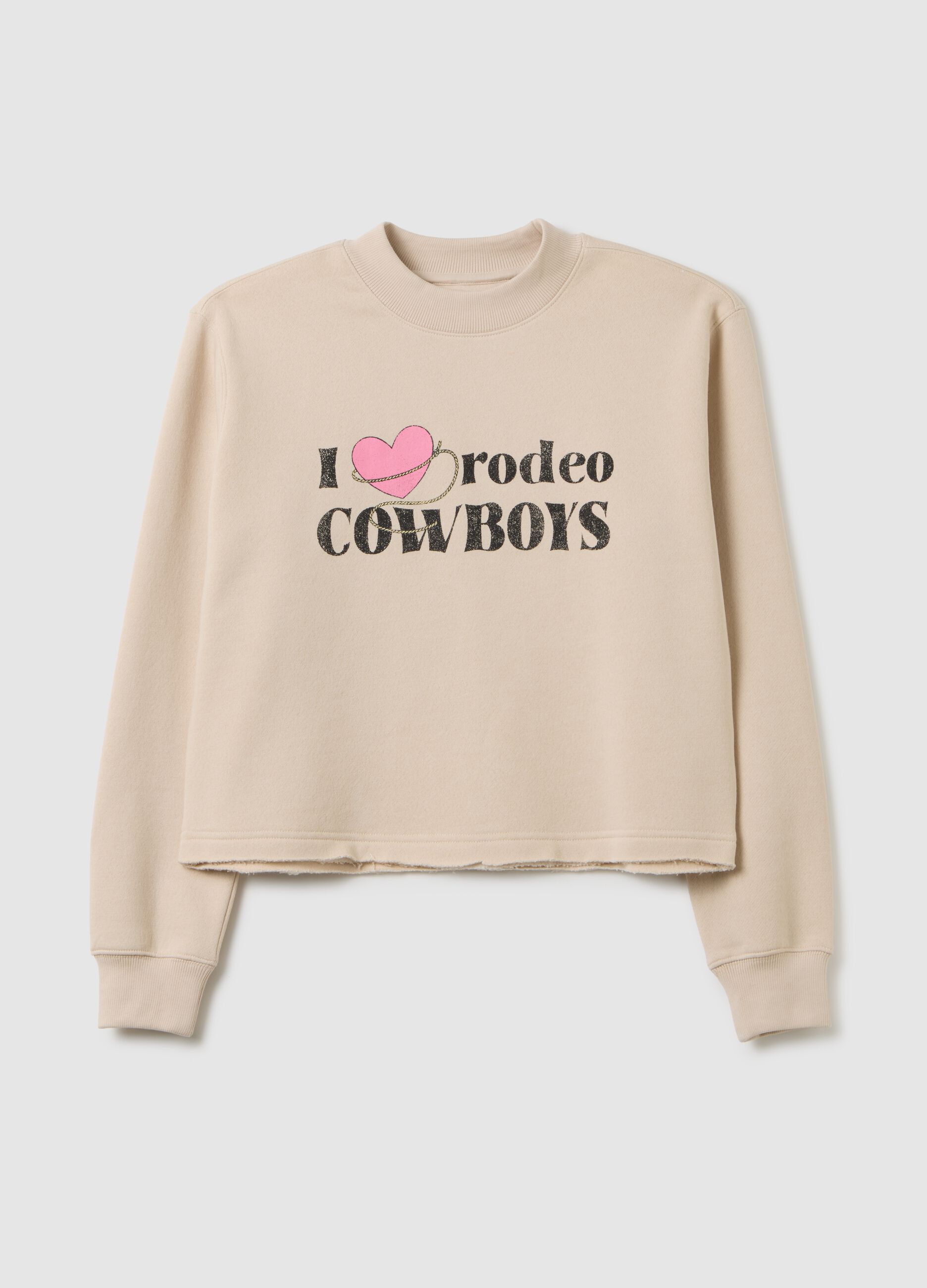 Multicolour cotton-blend regular fit sweatshirt
