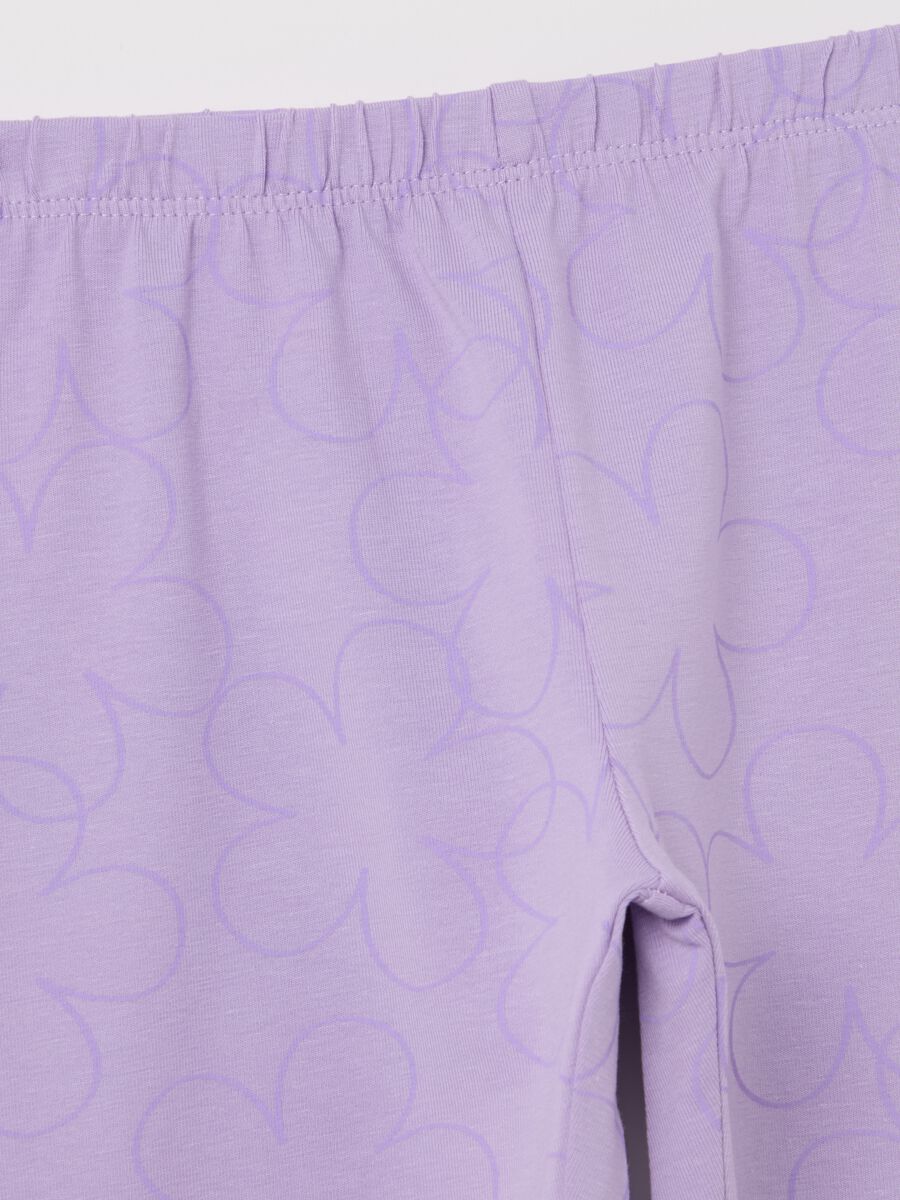 Printed stretch cotton leggings_2