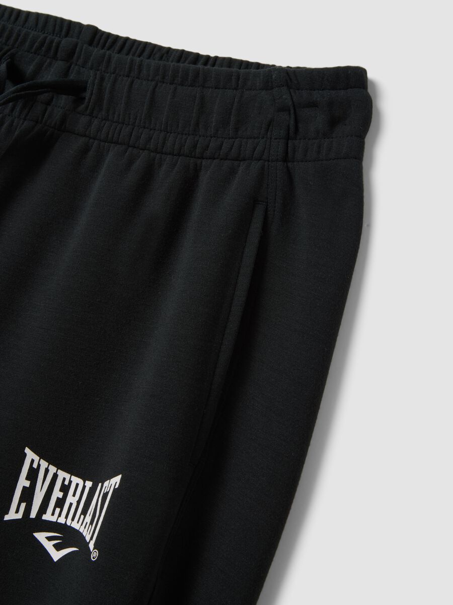 Black regular-fit stretch viscose jersey trousers_5