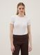 Maglia in cotone elasticizzato bianca slim fit_2