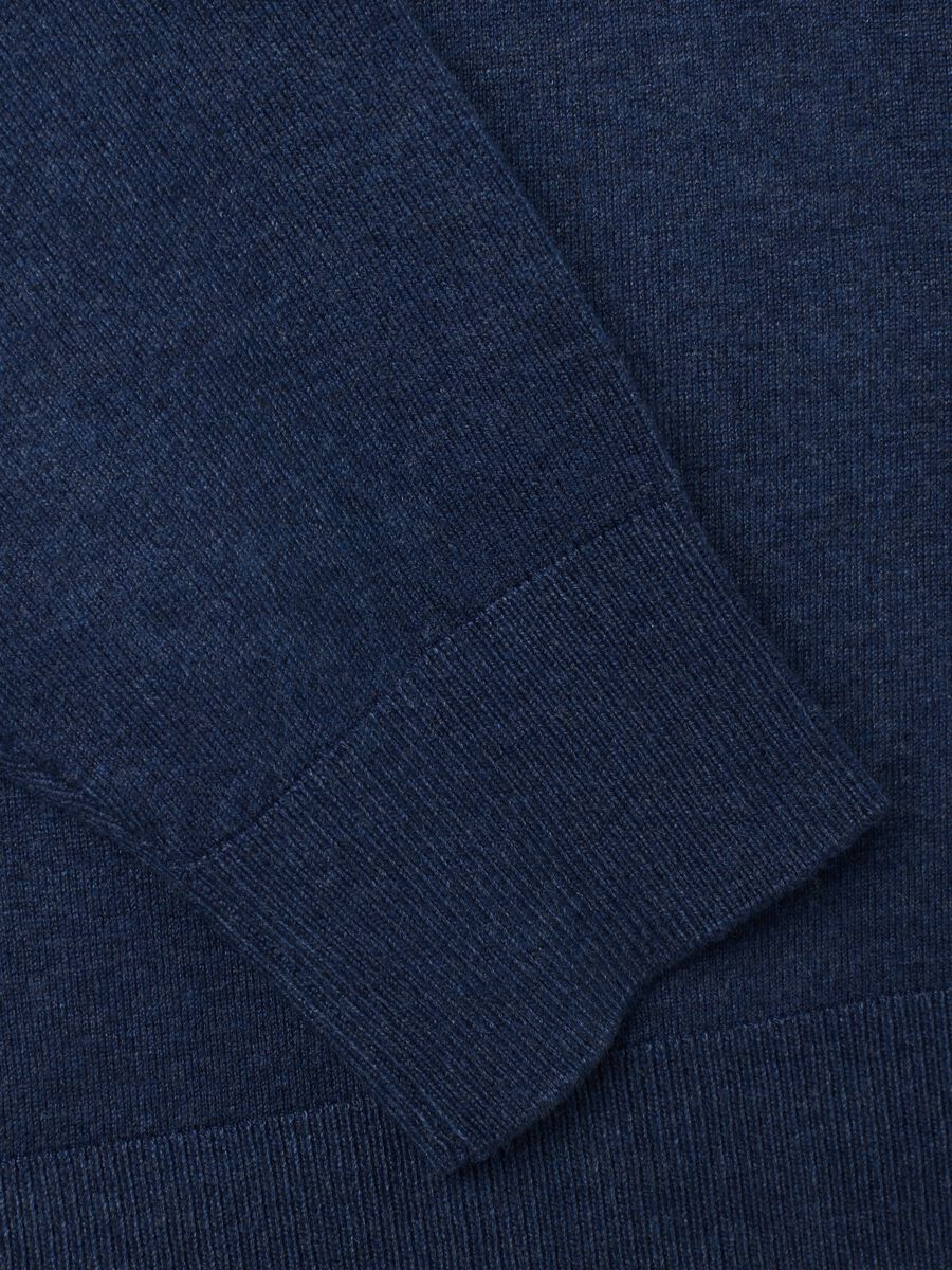 Regular Fit Blue Blend Jumper_5