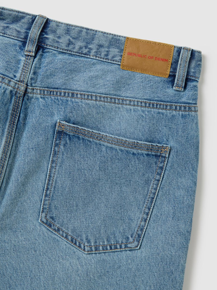 Slim Fit Blue Pure Cotton Jeans_5