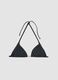 Black triangle bikini top in stretch fabric_4