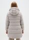 Beige padded jacket with hood_2