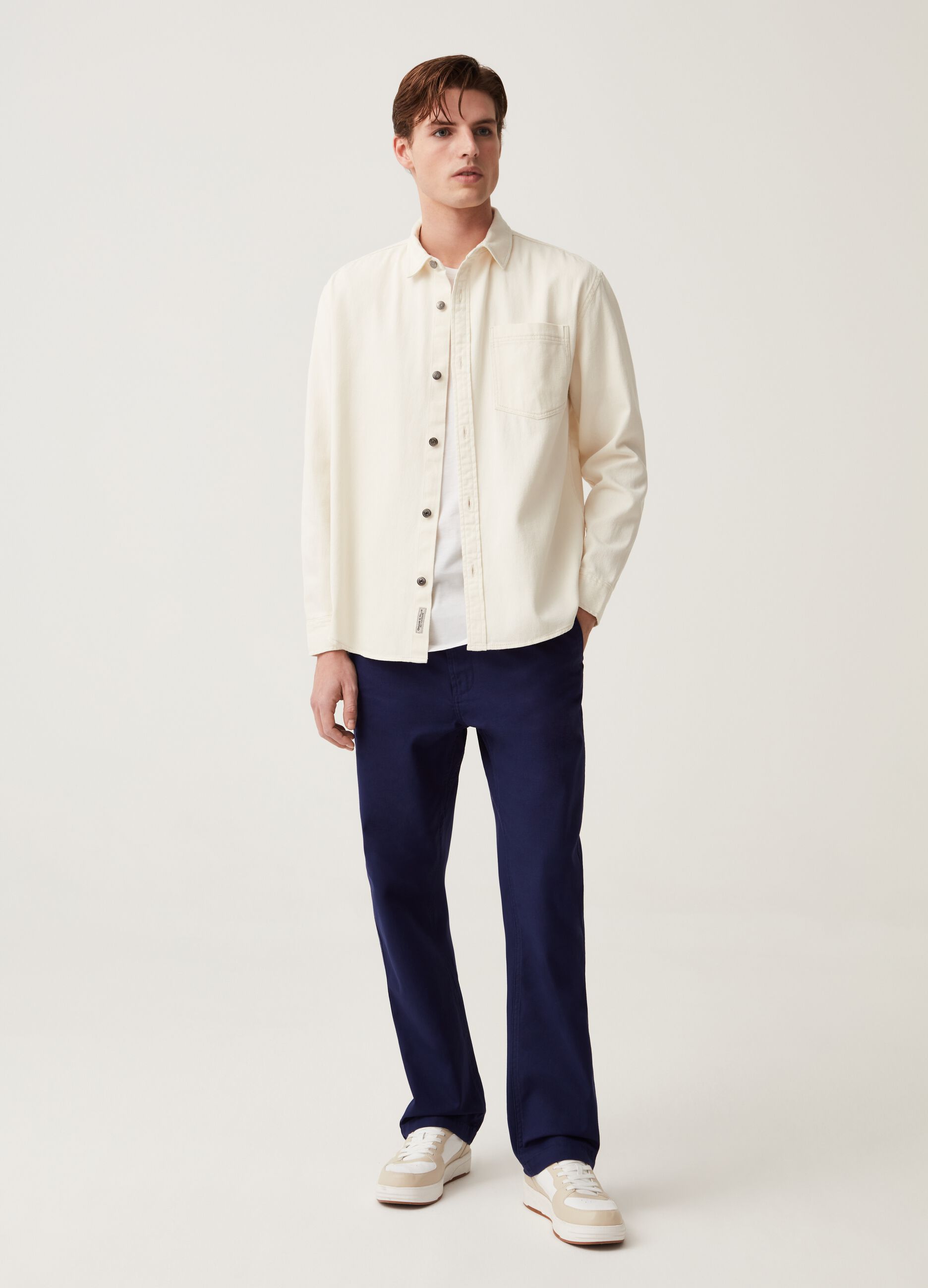 Pantaloni straight fit Grand & Hills_0