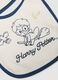 Multicolour newborn bib in pure cotton with Harry Potter print_1