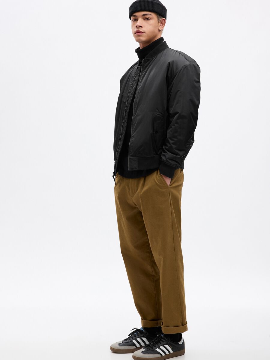 Long-sleeved turtleneck jumper in cotton_2