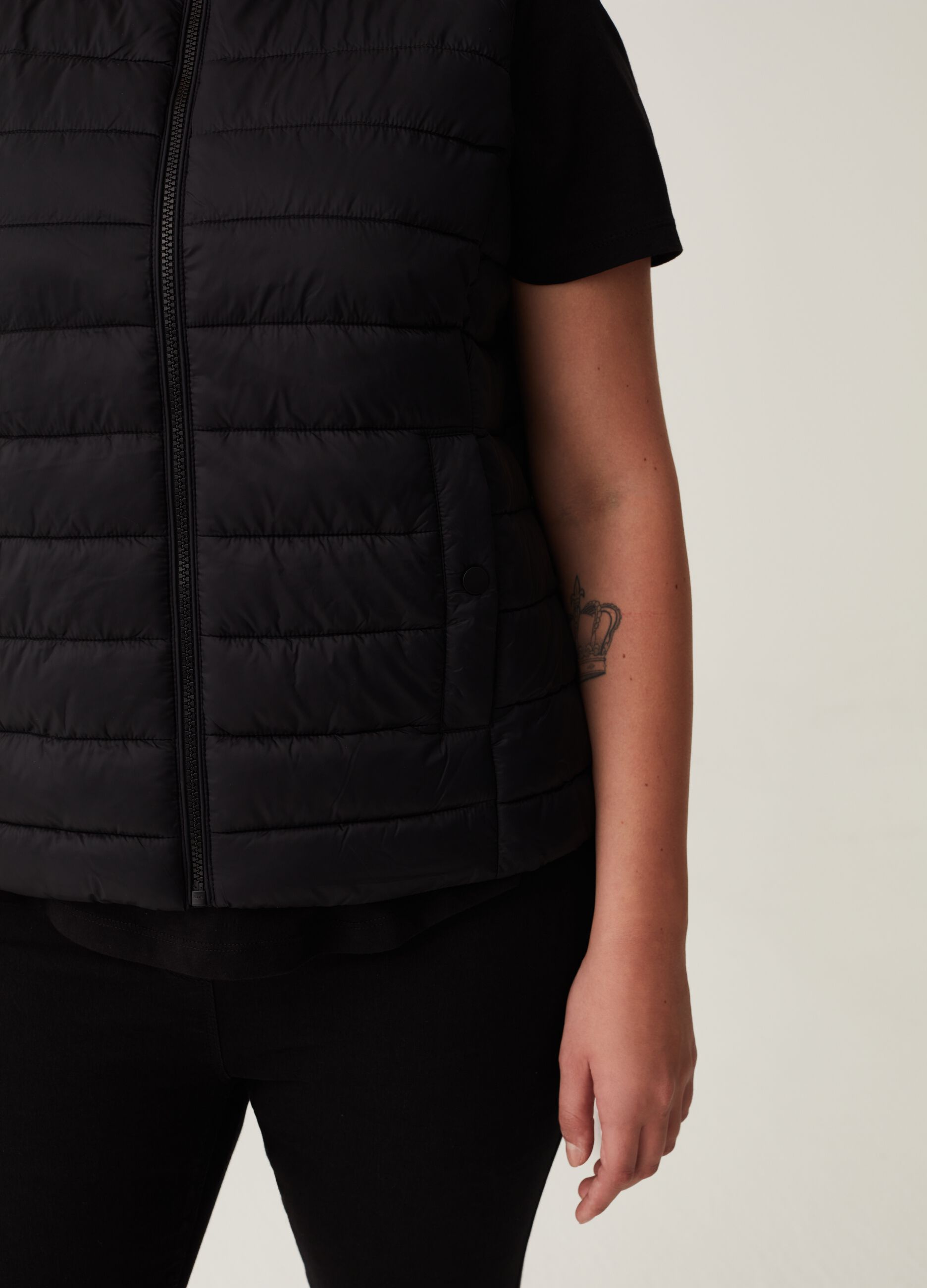 Gilet ultralight a collo alto Curvy_3