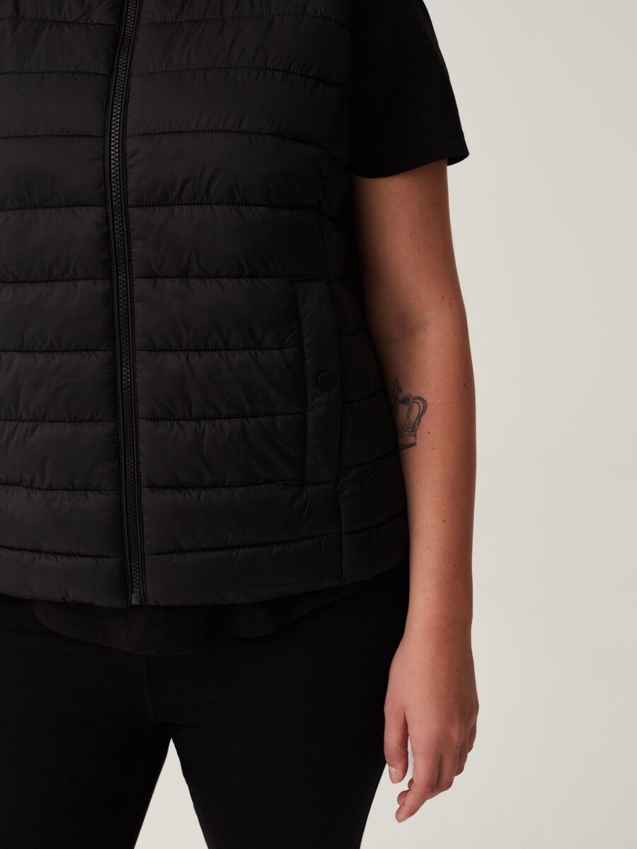 Gilet ultralight a collo alto Curvy_3