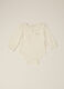 White cotton baby girl's outfit_0