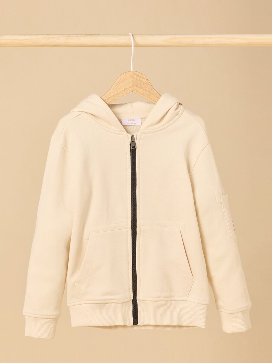 Cotton hooded sweatshirt_0