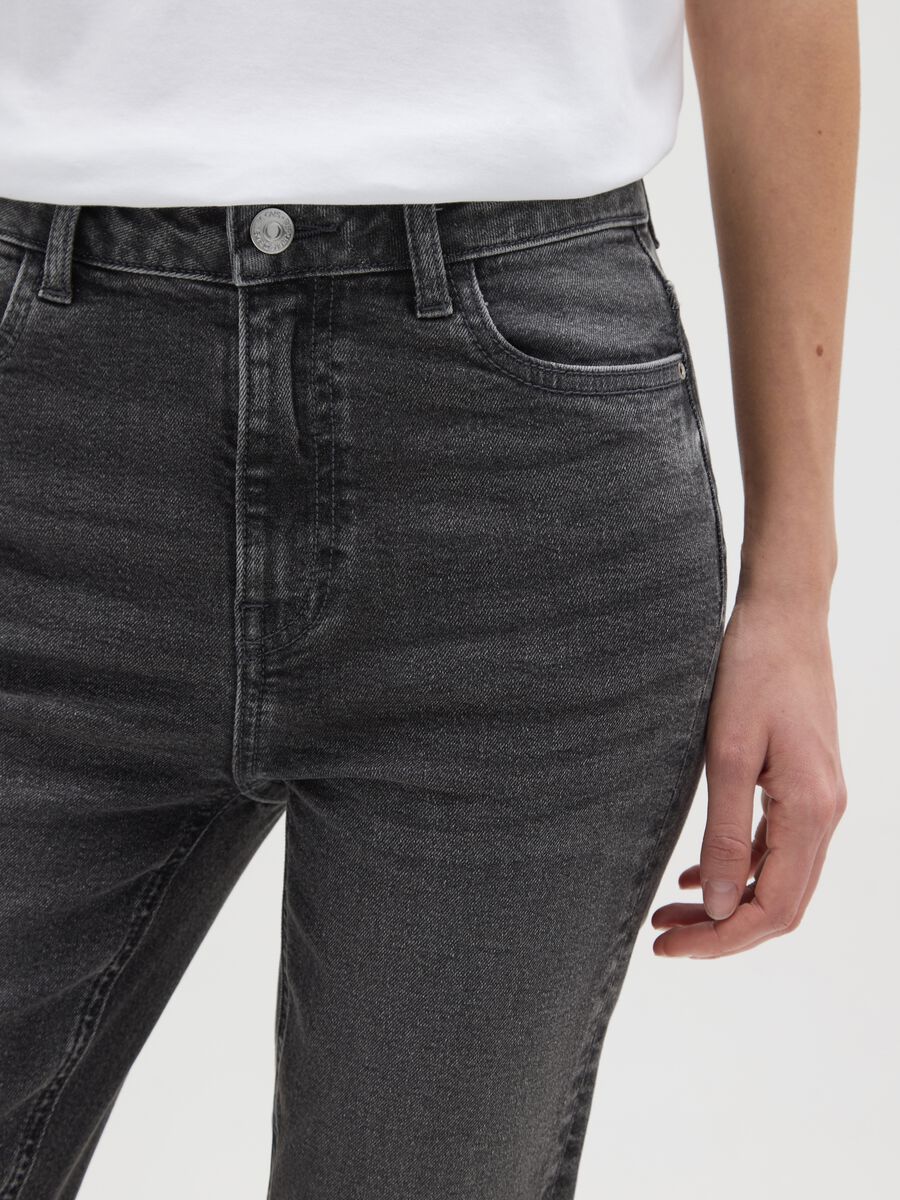 Grey Stretch Cotton Skinny Fit Jeans_3