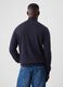 Merino wool pullover with high neck_2