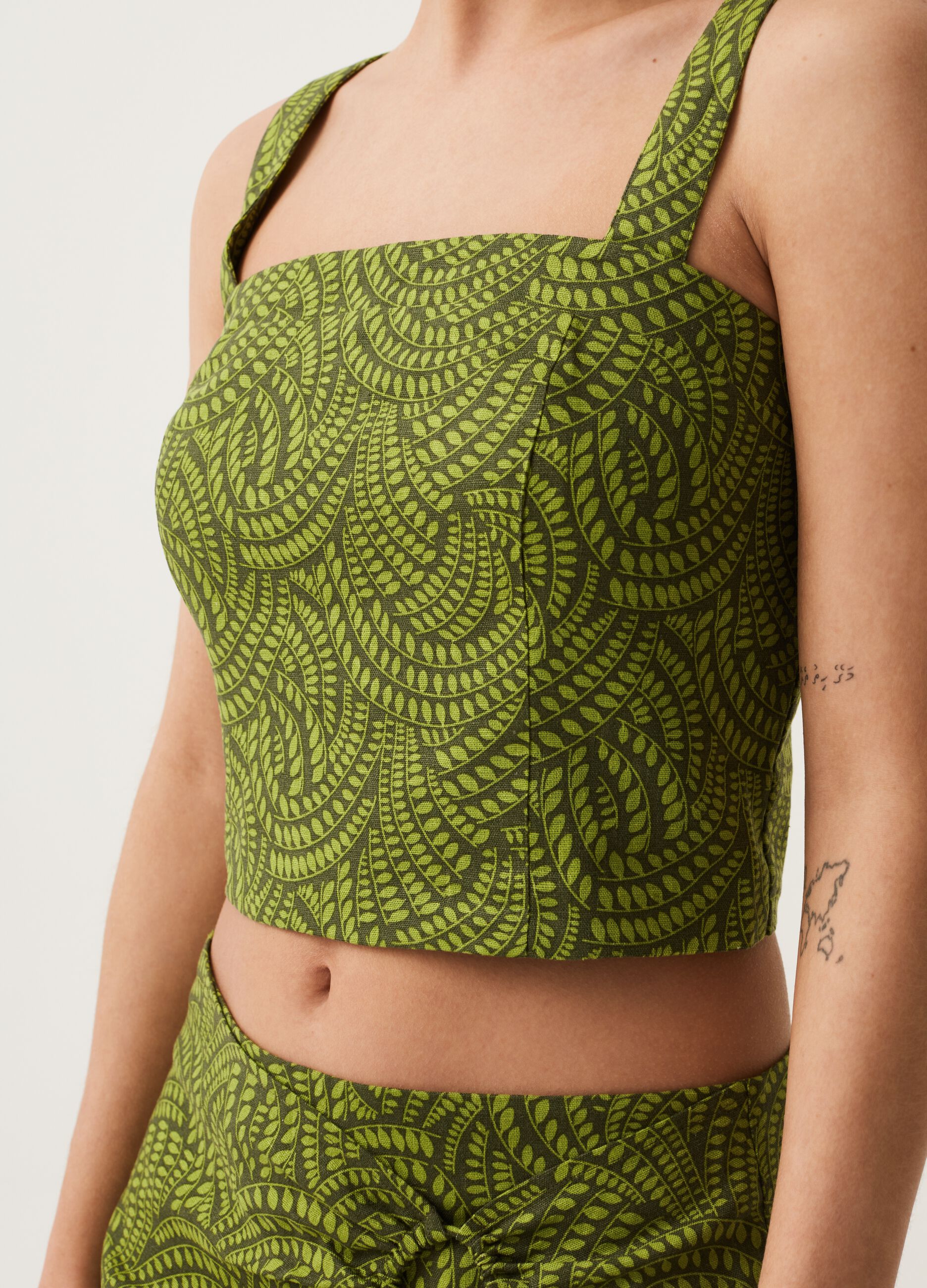 Tank top con stampa all-over Baby Angel_3