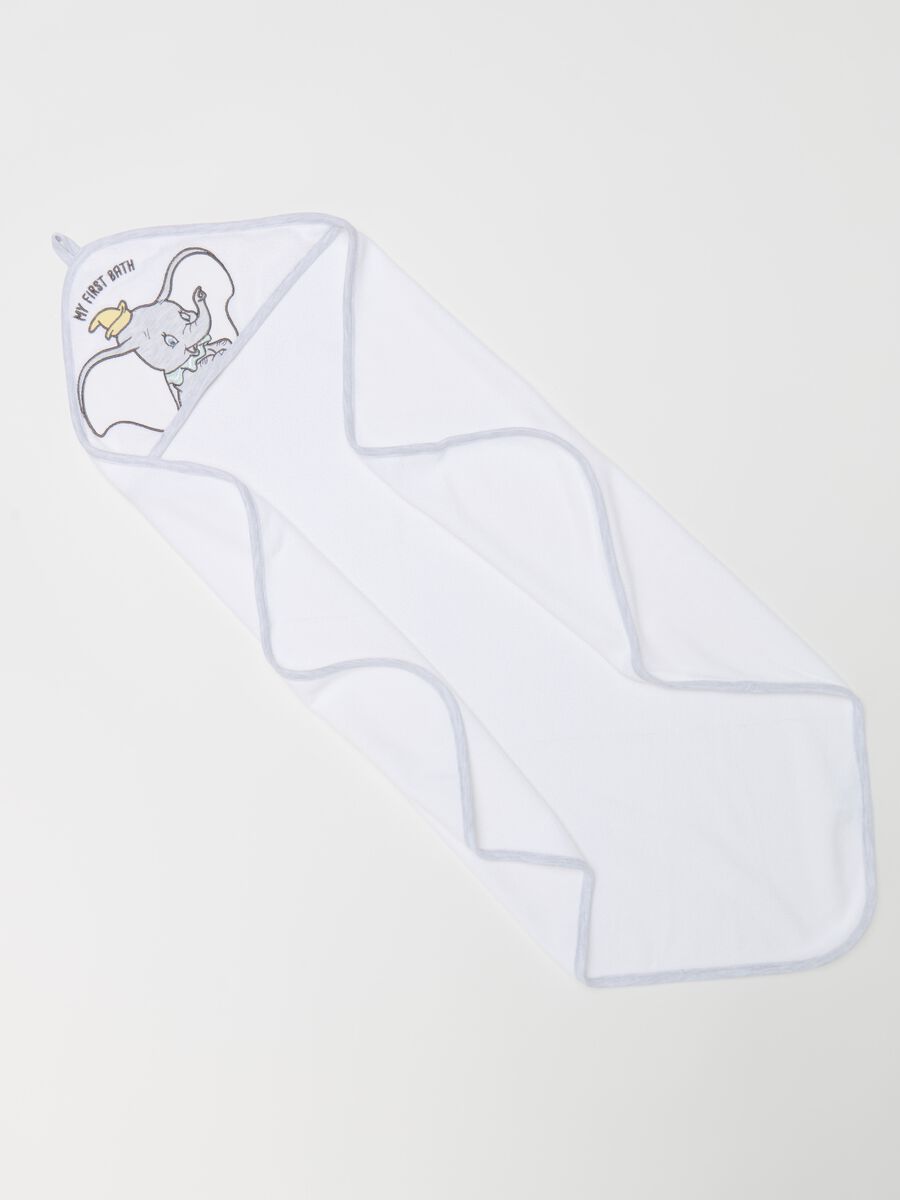 Bathrobe with Dumbo "My first bath" embroidery_1