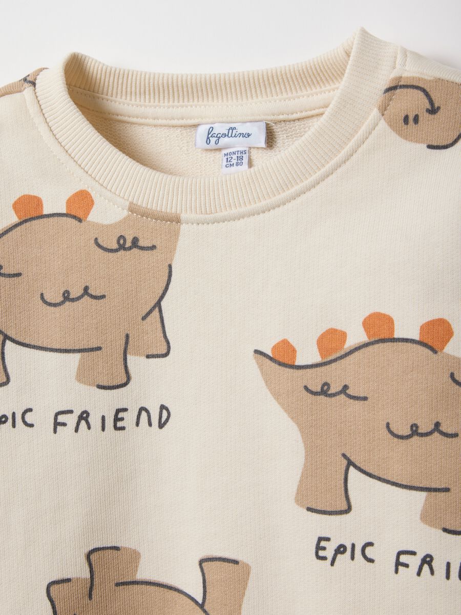 Multicolour regular fit pure cotton outfit for baby_2