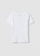 Girls&rsquo; white pure cotton slim-fit T-shirt with print_1