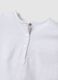 T-shirt in puro cotone bianca da bimba regular fit con ricami_3
