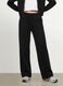 Pantaloni jogger neri baggy fit in puro cotone_1