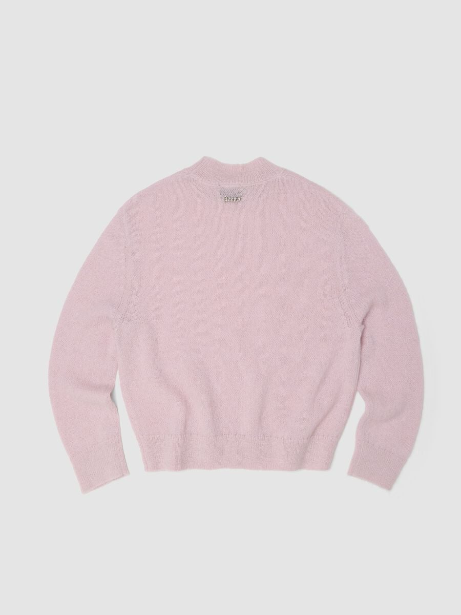 Mohair Crew Neck Light Pink_1