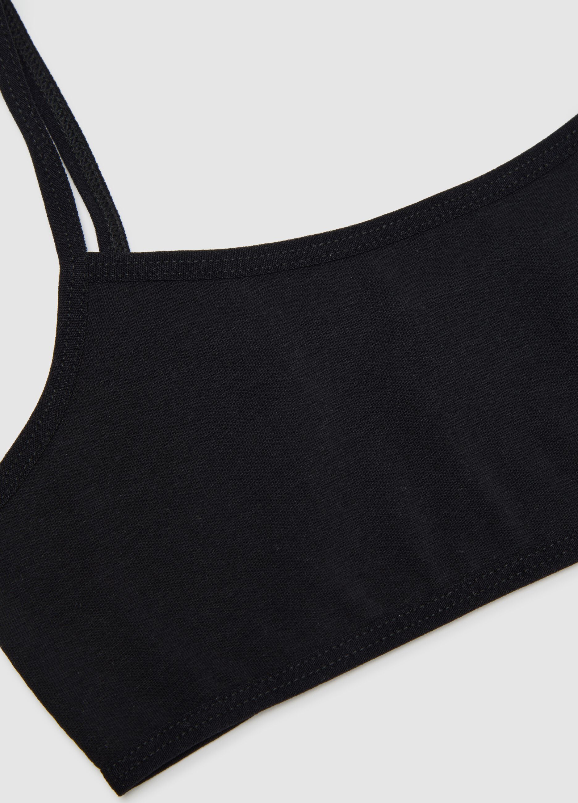 Girls' Cotton Multicolour Stretch Bra Tripack Set