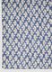 Blue pure cotton sarong with floral print_2