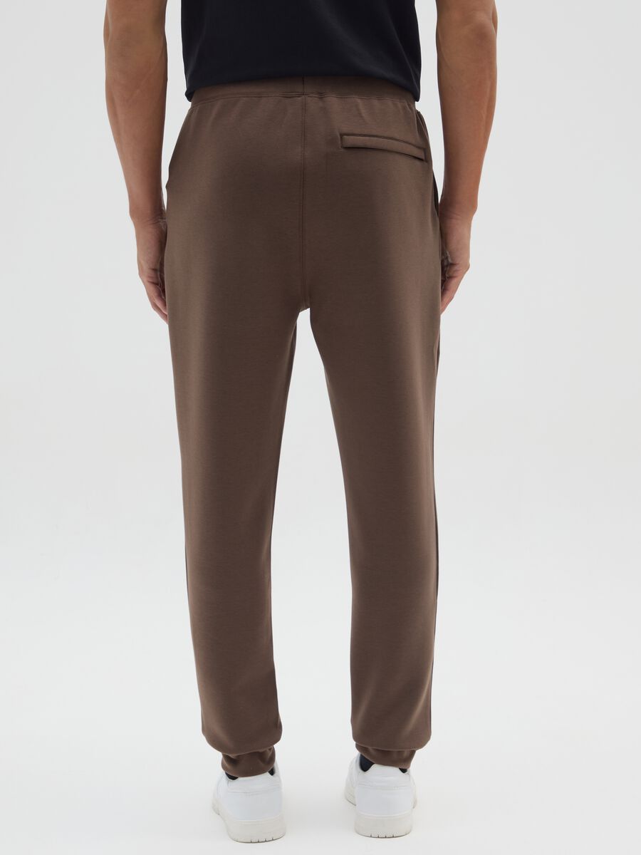 Brown Regular Fit Jogger_2