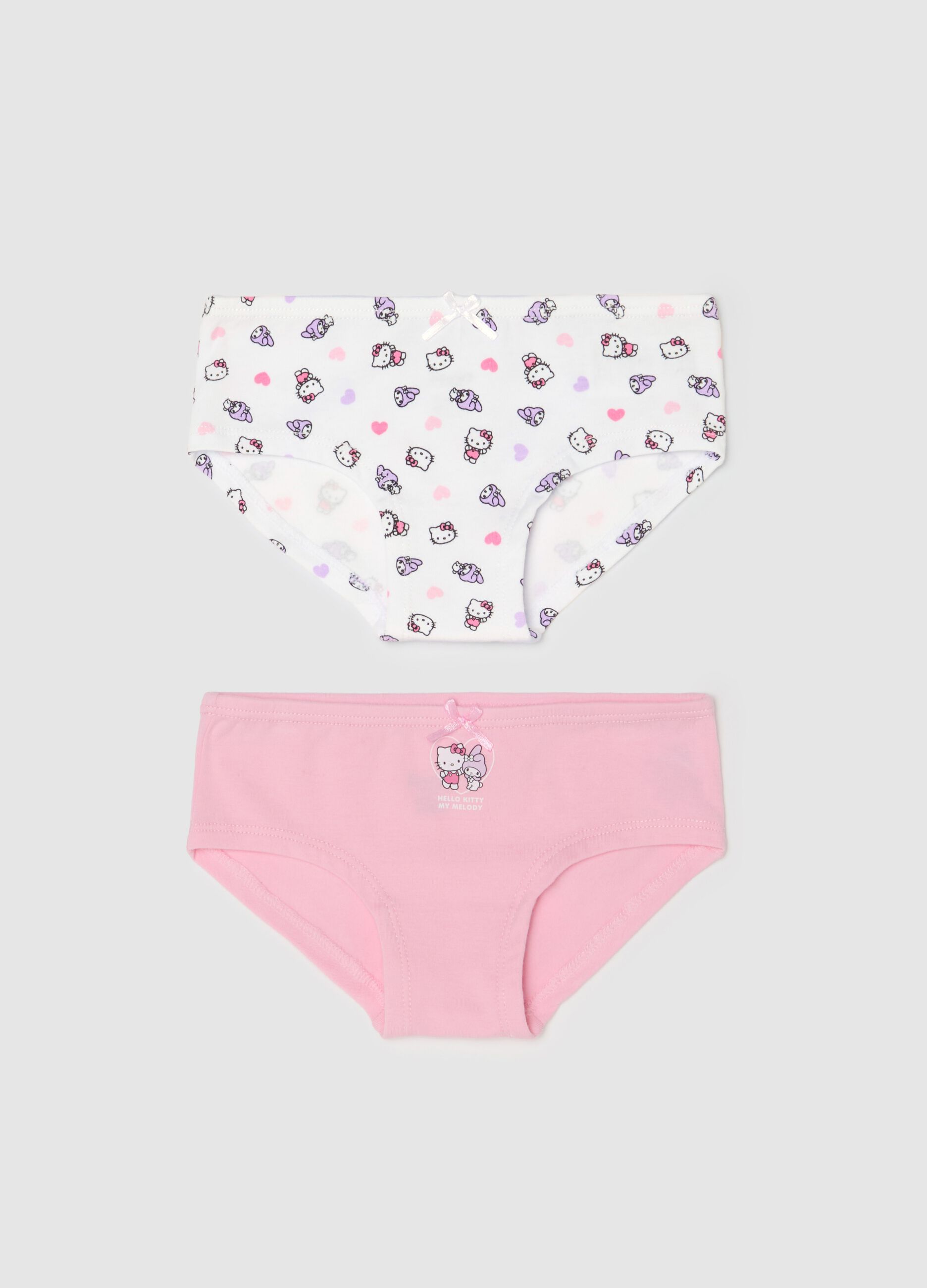 Two-pack Hello Kitty stretch cotton knicker shorts