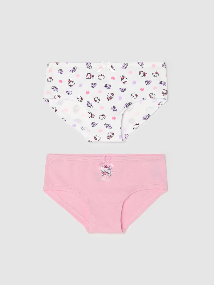 Two-pack Hello Kitty stretch cotton knicker shorts_0