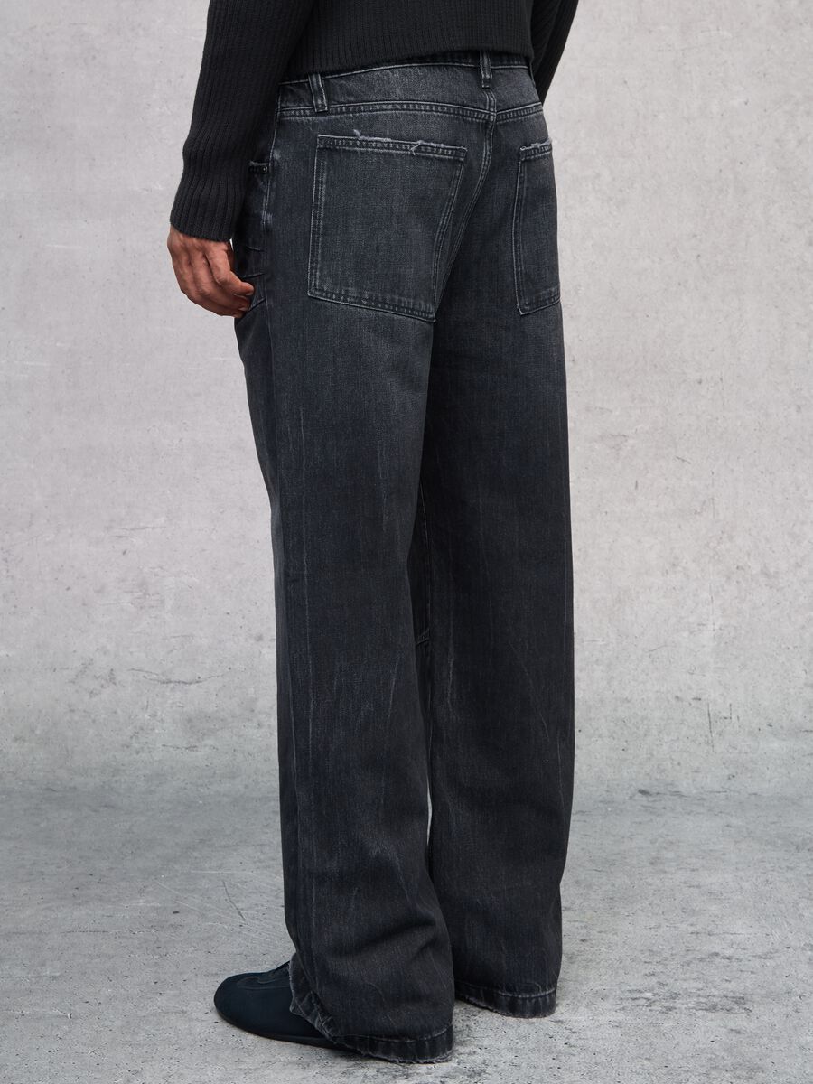 Bootcut Denim Washed Black_3