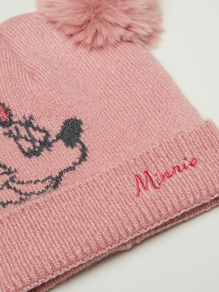 Set berretto e muffole con disegno Minnie_1