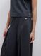 Grey formal stretch-viscose trousers with a baggy fit_3