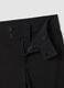 Black flared trousers in stretch viscose_5