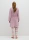 Pink robe with pockets and waist belt_2