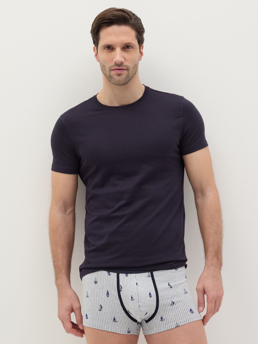 Two-pack undershirts with round neck_1