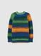 Boys' multicolour striped oversized jumper_1
