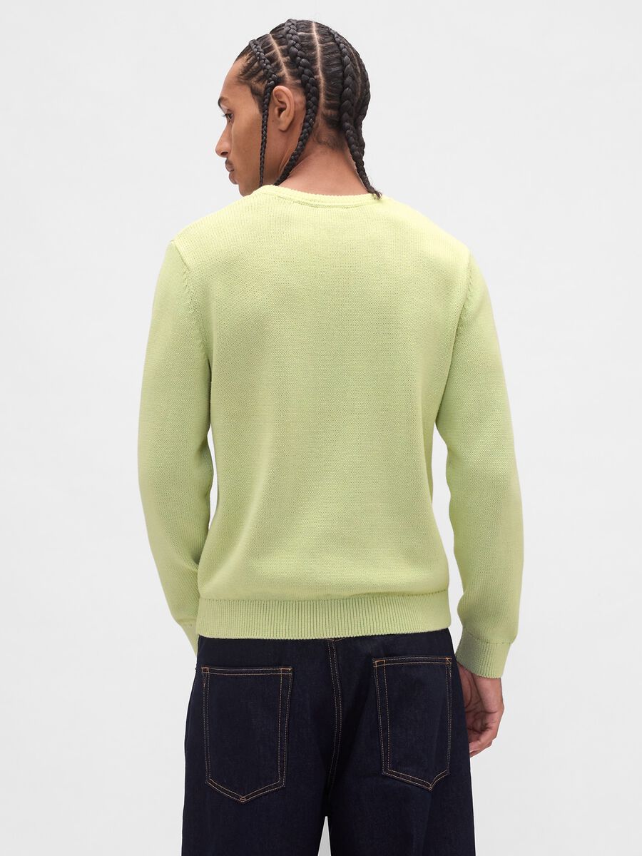 Green Cotton Pullover_1