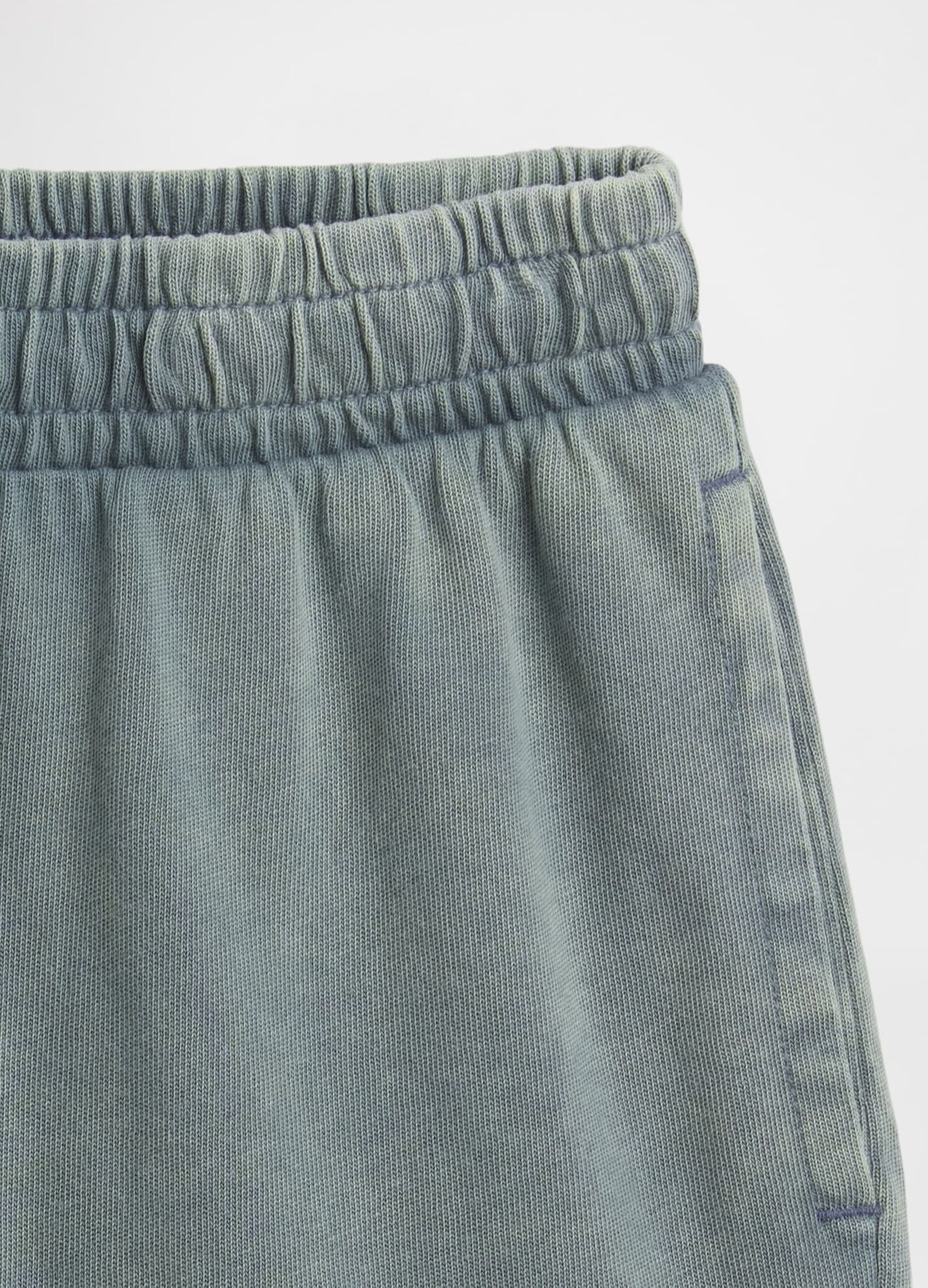 Pure cotton shorts with elasticated waist
