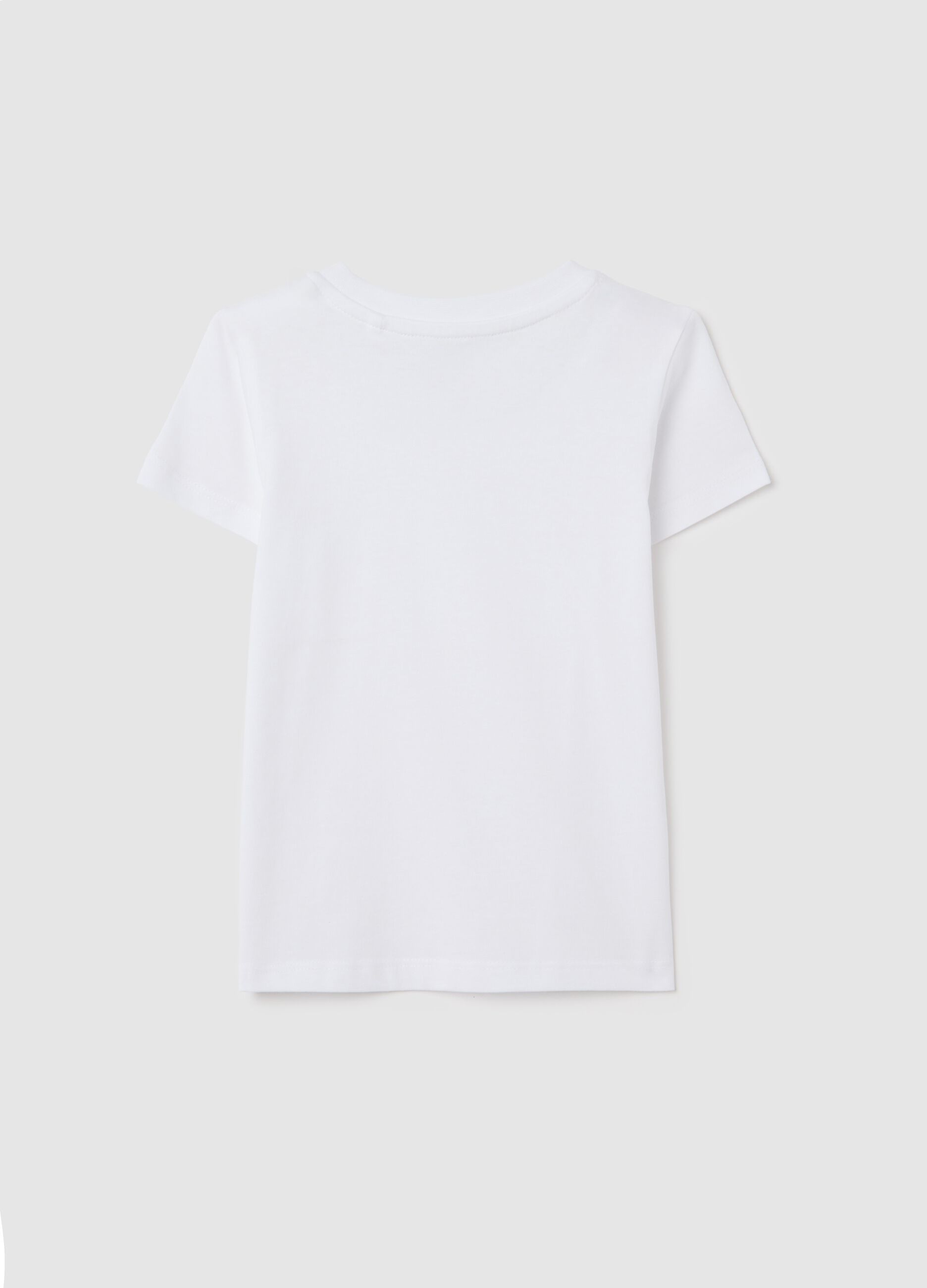 Essential white T-shirt in organic cotton