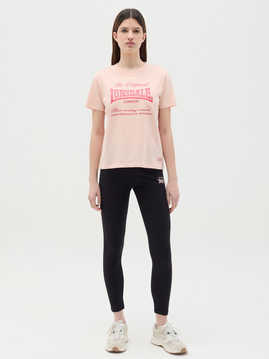 Cotton T-shirt with logo print_1