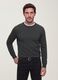 Grey crew-neck viscose-blend jumper, regular fit_0