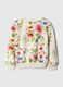 Floral sweatshirt in French terry_1