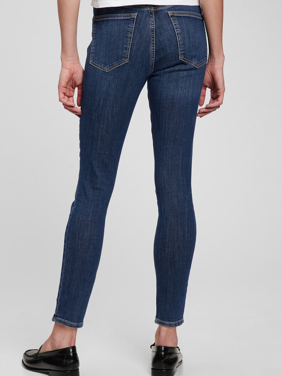 High-waist, skinny-fit stretch jeans_1